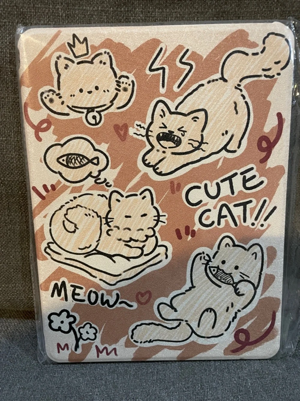 Cute Cat Floral IPad Case 9.7”